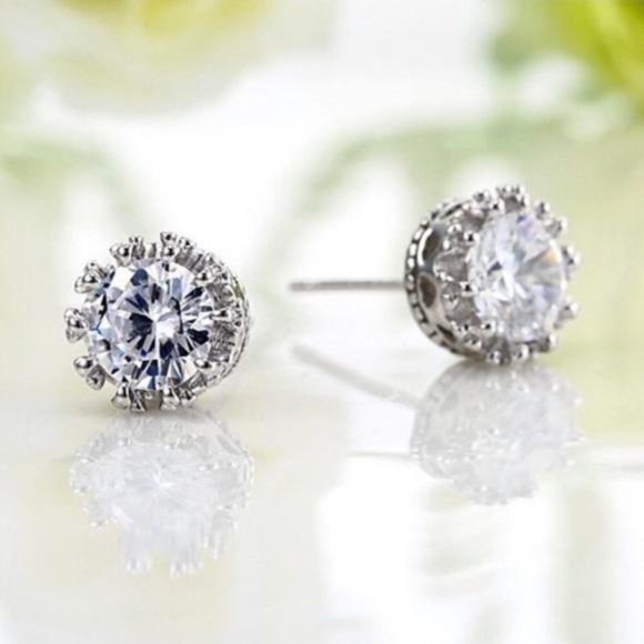 New 925 Sterling Silver  Stud Earrings, beautiful Earrings, cute Earrings - Picture 4 of 7